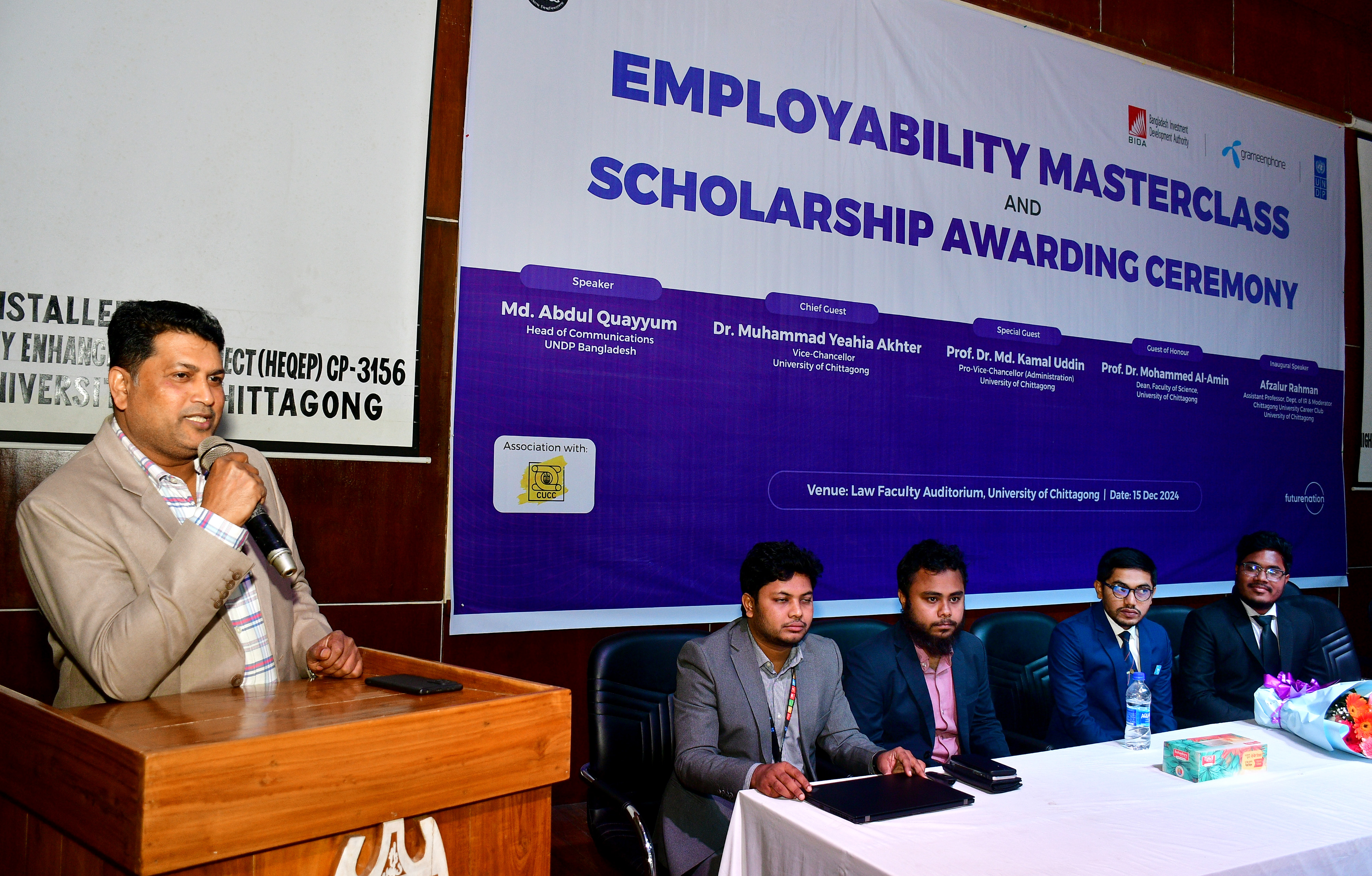 Employability Masterclass and Scholarship Awarding Ceremony.